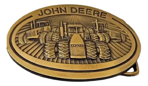 Hebilla Cinturon John Deere 1981 - A Pedido_exkarg Dorado M