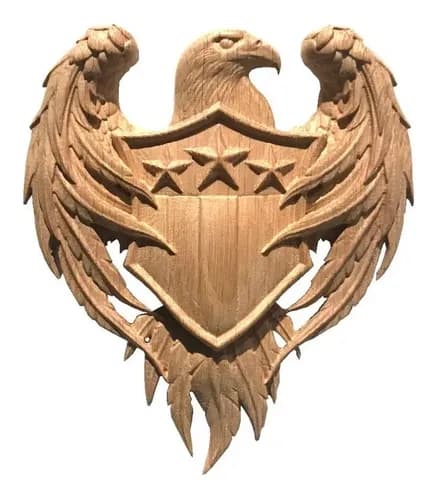Escultura Decorativa Aguila - A Pedido_exkarg Marrón 3