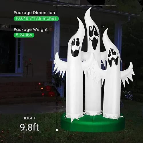 Adorno Inflable Halloween Combo Fantasmas - A Pedido_exkarg 4