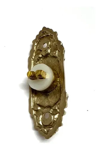 Pulsador Timbre Petite French Baroque - A Pedido_exkarg Bronce 2