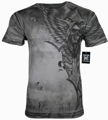 Remera Xtreme Couture Last Scream - A Pedido_exkarg Negro Xxxx