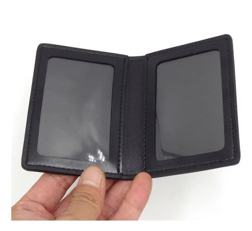 Tarjetero Fbi Cuero - A Pedido_exkarg Negro X 3