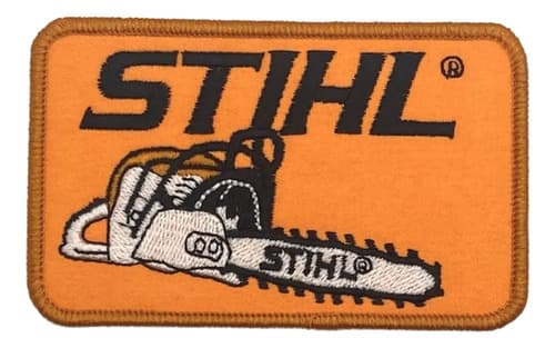 Parche Bordado Stihl Chainsaw Orange - A Pedido_exkarg Naranja
