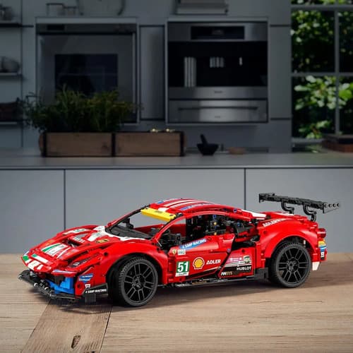 Lego Technic Ferrari 488 Gte 42125 - Coche De Carreras 1677 3