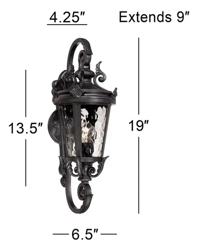 Farol Casa Marseille Country - A Pedido Negro 2