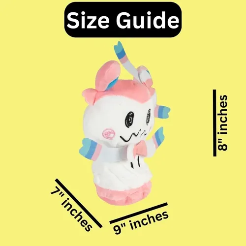 Muñeco Peluche Pokémon Mimikyu Sylveon 9  - A Pedido Rosa 2