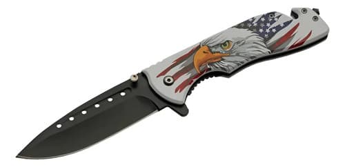 Navaja Plegable De Rescate Usa - A Pedido_exkarg Blanco