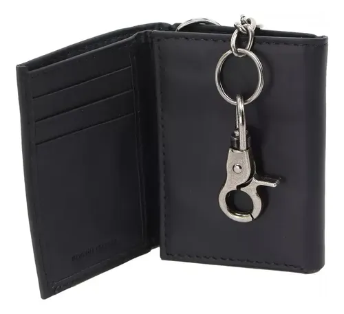 Billetera Dickies Men's Leather Chain - A Pedido_exkarg Negro 4