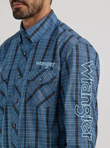 Camisa Wrangler Western Snap Black - A Pedido_exkarg Wrangler S 3