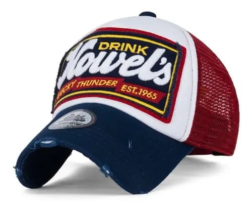 Gorra Ililily Howel's Distressed - A Pedido_exkarg Azul Xxx