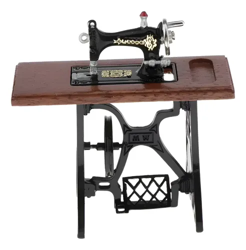 Maquina De Coser Juguete Para Muñecas - A Pedido_exkarg Negro