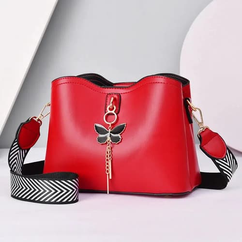 Cartera Messenger Bags Women Leather - A Pedido_exkarg Rojo 5