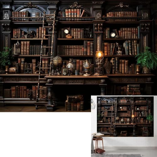 Fondo Fotografico Biblioteca - A Pedido_exkarg Biblioteca 2