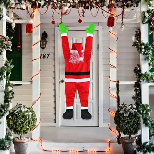 Adorno Papa Noel Colgante - A Pedido_exkarg Rojo 5