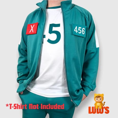 Disfraz Jugador 456 Juego Del Calamar - A Pedido_exkarg Verde M 3