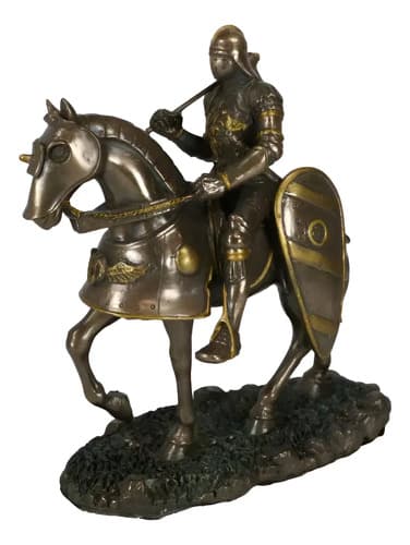 Estatua Medieval Suit Of Armor Knight - A Pedido_exkarg Marrón