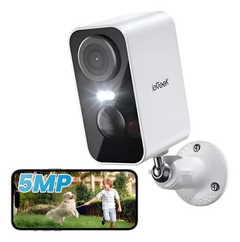 Camara Seguridad Iegeek 5mp Wifi - A Pedido_exkarg Blanco