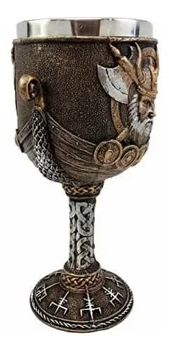 Copa De Vino De Resina De 7 Oz Odin - A Pedido_exkarg Dorado