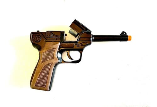 Pistola De Juguete Luger A Cebita - A Pedido_exkarg Negro