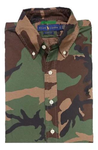 Camisa Polo Ralph Lauren Men Ls - A Pedido_exkarg Marrón S