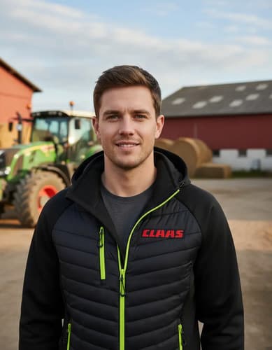 Campera Claas Tractor Combine - A Pedido_exkarg Negro 38
