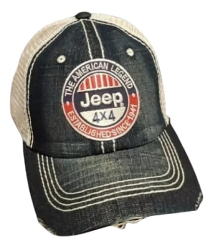 Gorra 4x4 Blue Jean Jeep - A Pedido_exkarg Negro Xxx