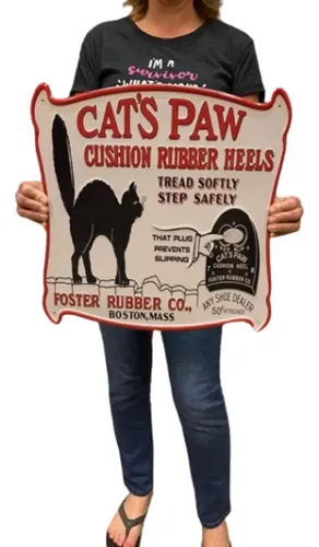 Cartel Antique Vintage Cats Paw - A Pedido_exkarg Paw