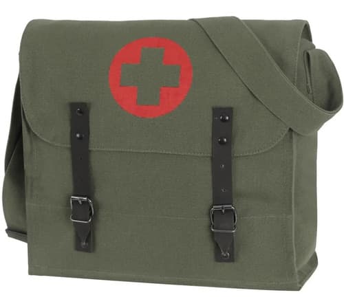 Morral Nato Medic Canvas Military Bag - A Pedido_exkarg Verde