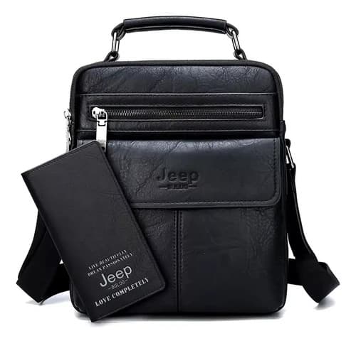 Bolso Jeep + Tarjetero Messenger - A Pedido_exkarg Marrón