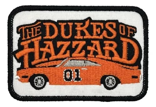 Parche Bordado Dukes Of Hazzard 80s - A Pedido_exkarg Naranja