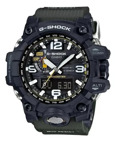 Reloj Casio G-shock Gwg-1000-1a3jf - A Pedido_exkarg Verde Oscuro Negro