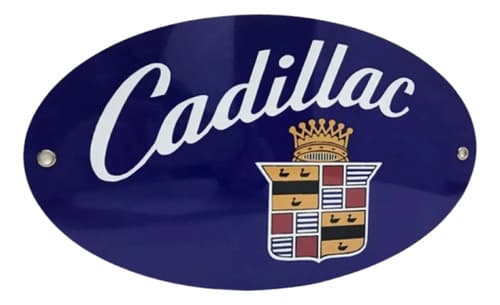 Cartel Cadillac Oval Retro - A Pedido_exkarg X