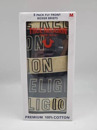 Pack Calzoncillos True Religion X 5 - A Pedido_exkarg Negro 38