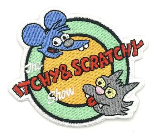 Parche Bordado The Itchy & Scratchy Show - A Pedido_exkarg Verde