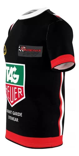 Remera 2013 Tag Heuer Jacques Villeneuve - A Pedido_exkarg Negro M