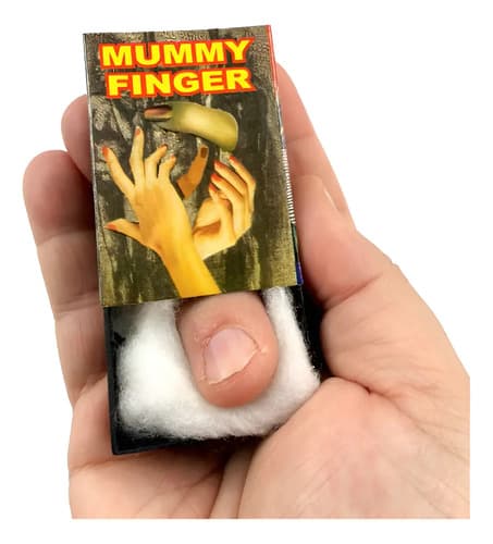 Dedo En Caja De Momia De Broma - A Pedido_exkarg Piel