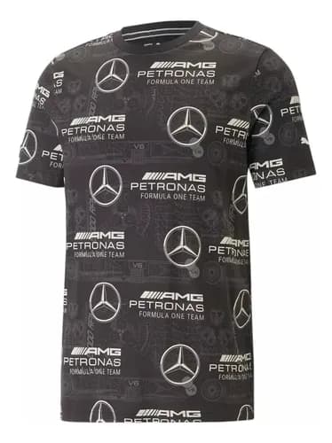Remera Puma Mapf1 Mercedes - A Pedido_exkarg Negro S