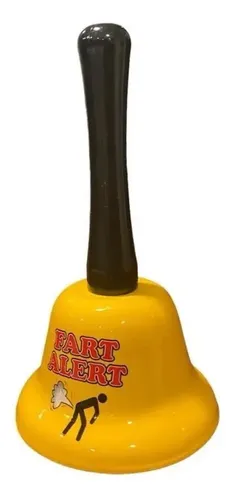 Campana Llamadora Alerta De Pedo - A Pedido_exkarg Amarillo
