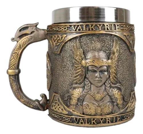 Taza De Cafe Legends Of Valkyrie Mug - A Pedido_exkarg Marrón