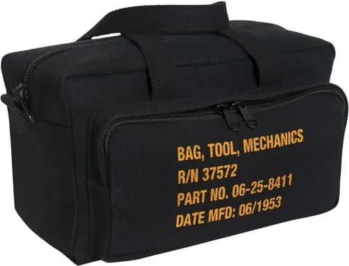 Bolso Canvas Mechanics - A Pedido_exkarg Negro
