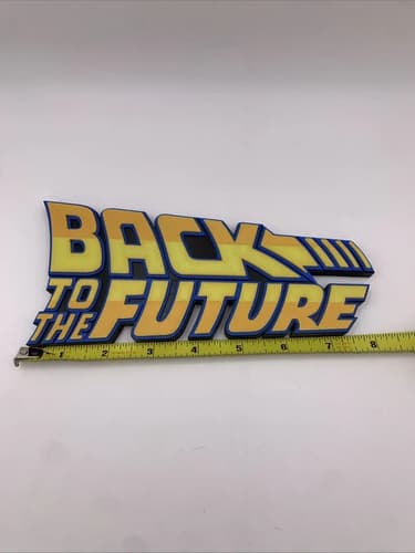 Cartel 3d Volver Al Futuro - A Pedido X