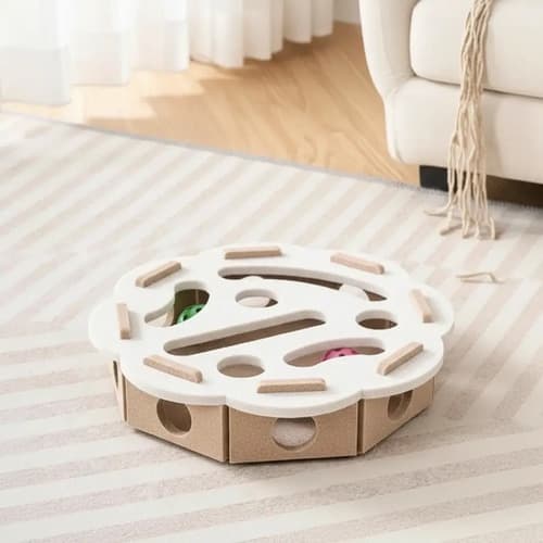 Rascador Para Gatos, Juguete Interactivo - A Pedido_exkarg Verde