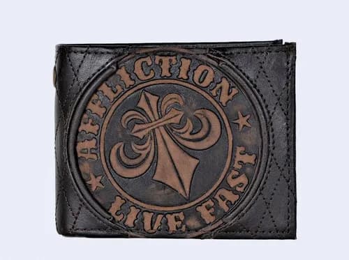Billetera Affliction Men's Embossed - A Pedido_exkarg Marrón