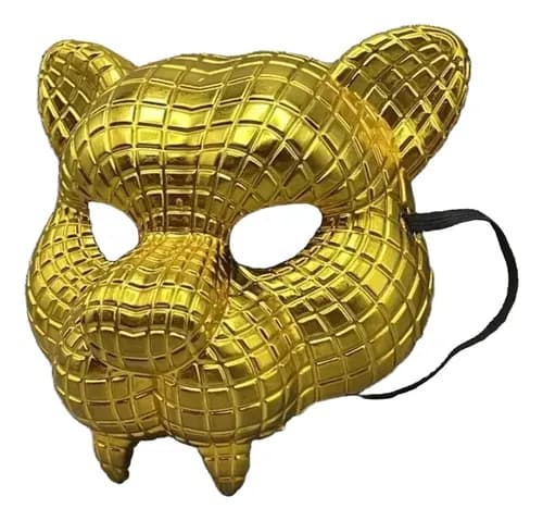 Mascara Golden Tiger Vip Juego Del Calamar - A Pedido_exkarg Dorado