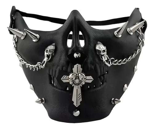 Mascara Cuero Cross Steampunk - A Pedido_exkarg Steam