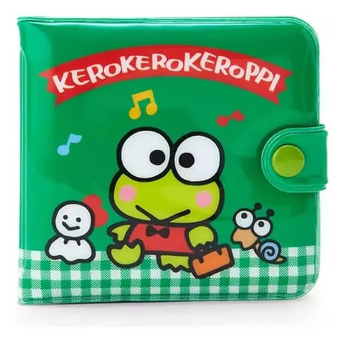 Billetera Sanrio Kerokerokeroppi Flat Kun - A Pedido_exkarg Verde