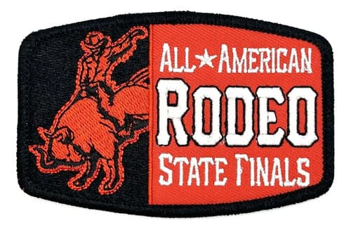 Parche All American Rodeo - A Pedido_exkarg Rojo