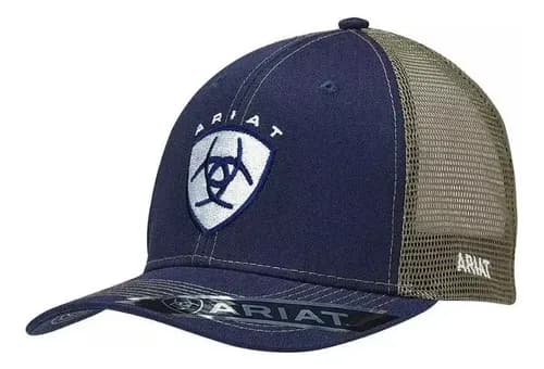 Gorra Ariat Mens B-fit Shield - A Pedido_exkarg Azul M