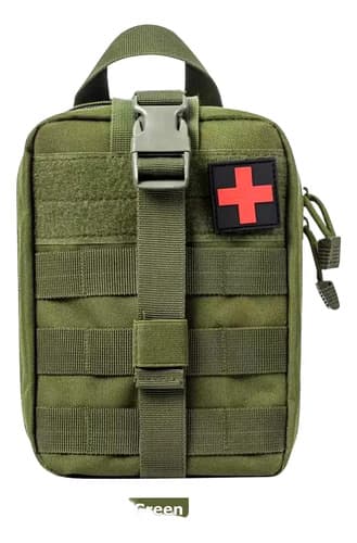Bolso Tactico Primeros Auxilios - A Pedido_exkarg Verde