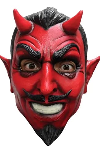 Mascara Classic Devil Mask - A Pedido_exkarg Rojo